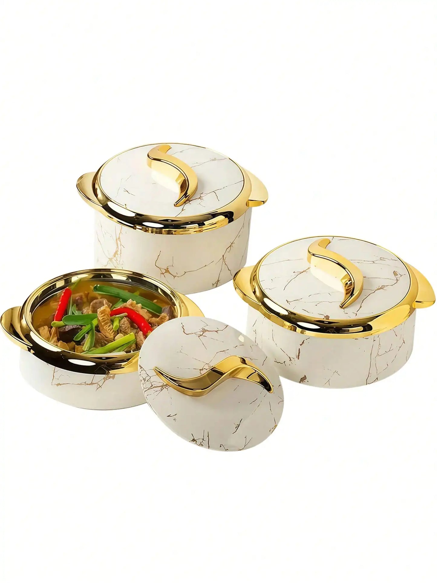 3pcs Golden Touch Food Warmer