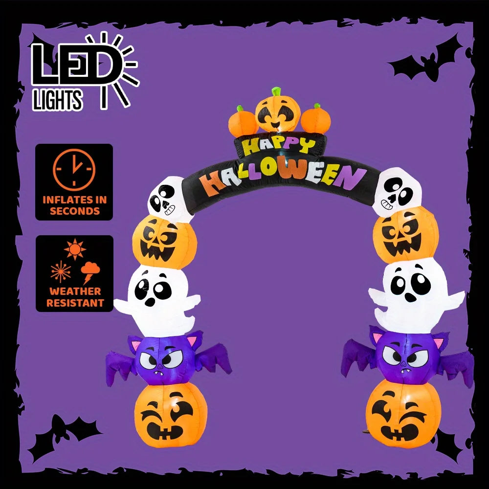8 FT Halloween Inflatables Archway