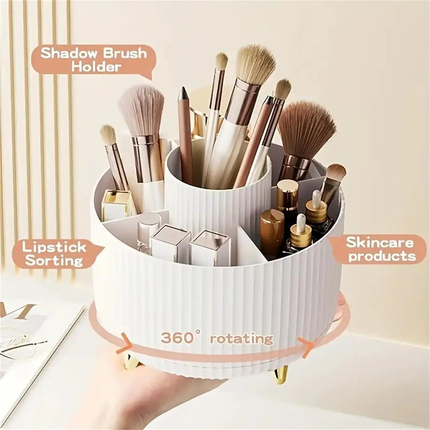 Rotating Makeup Organizer