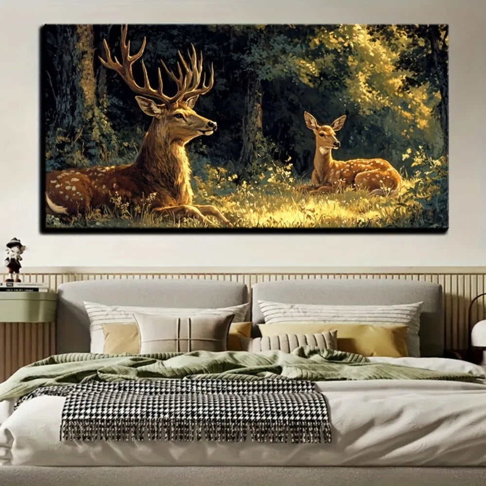 Charming Vintage Deer Wall Art