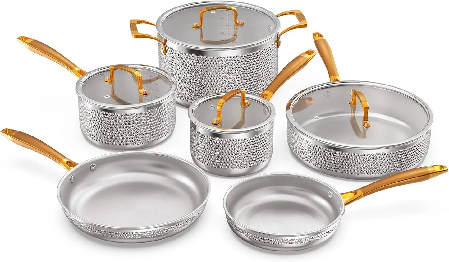Stainless Steel Pots and Pans Set