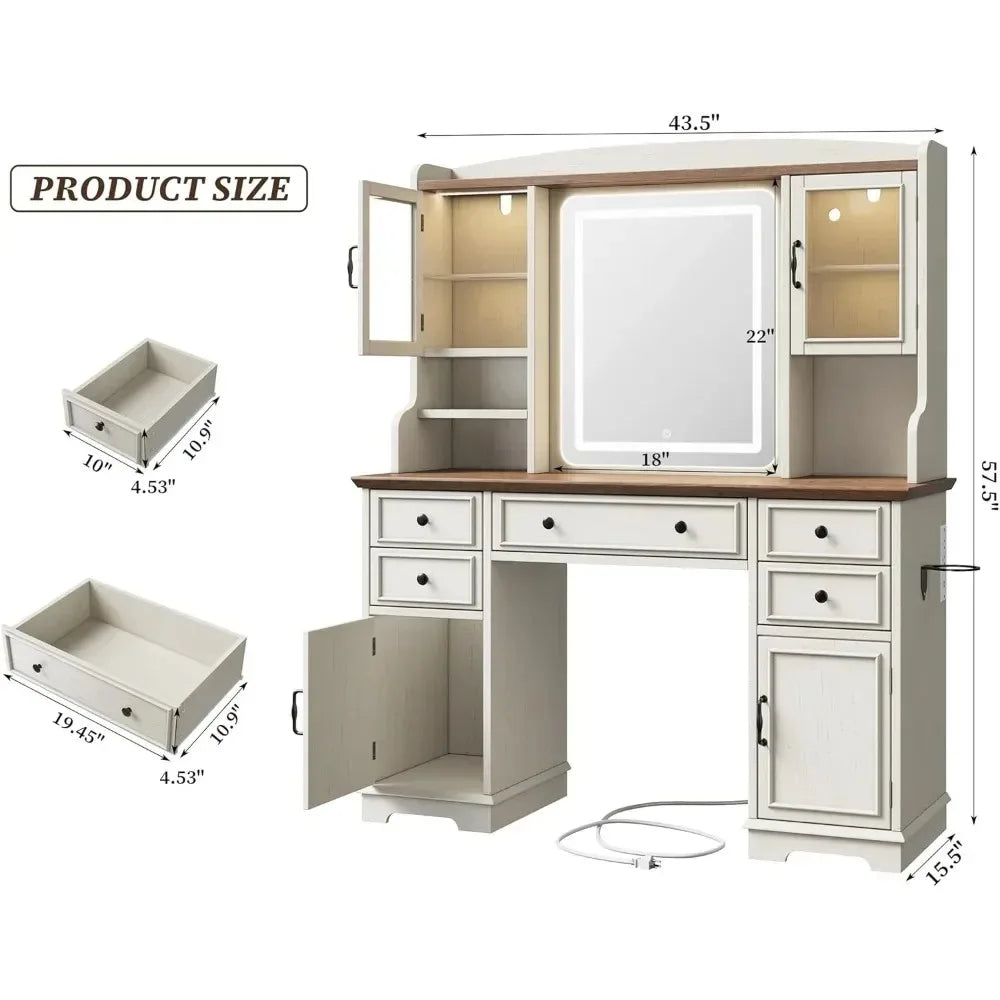 Farmhouse Vanity Desk