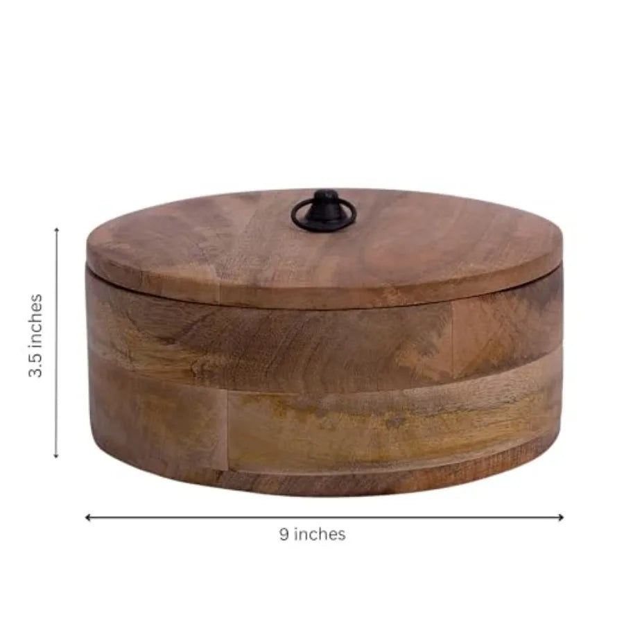 Wooden Tortilla Warmer Basket