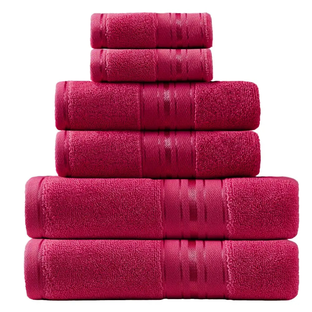 Luxury 6 Piece Towel Set